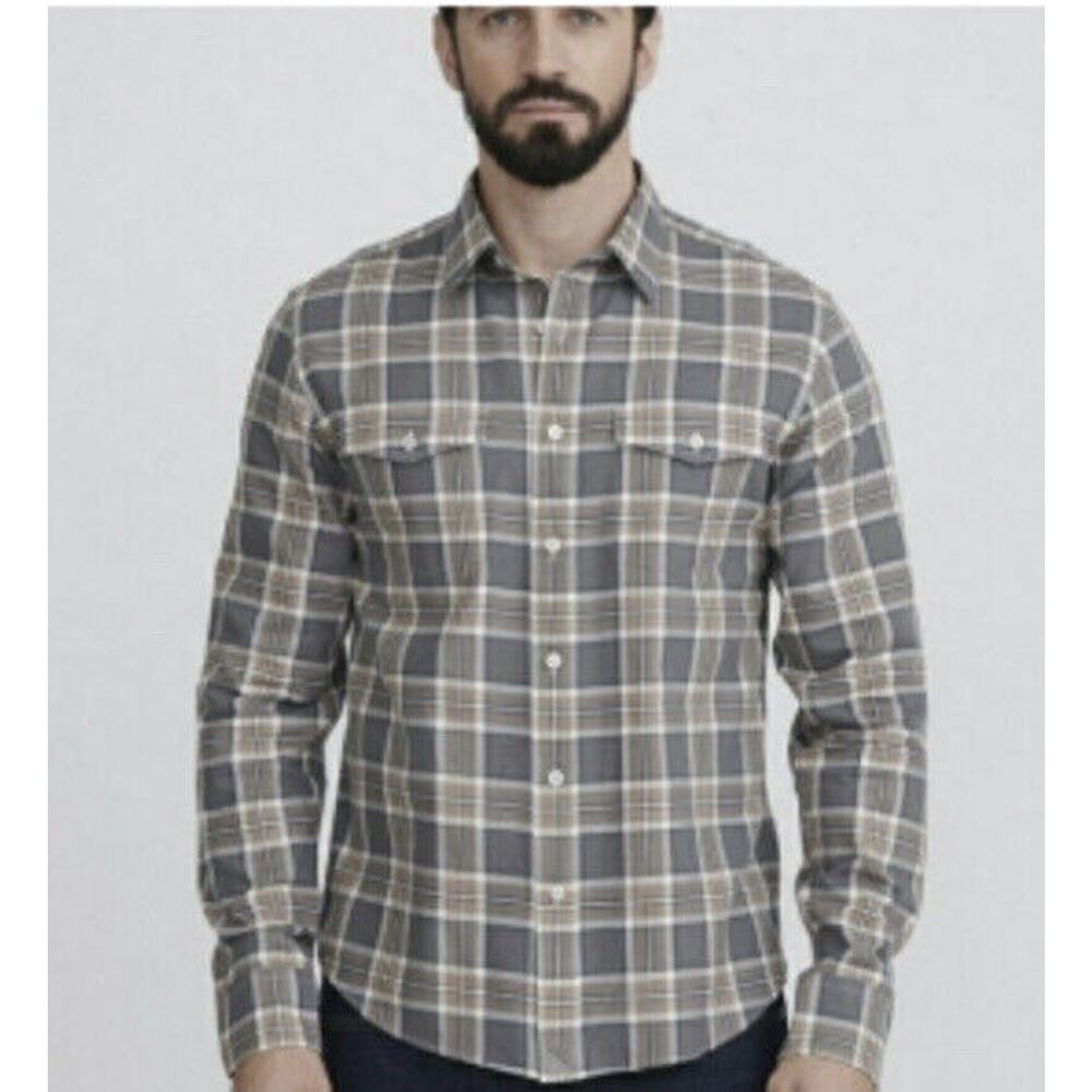 UNTUCKit New Plaid Regular Fit Shirt Size XXL Multi Plaid Belleruche 100% Cotton